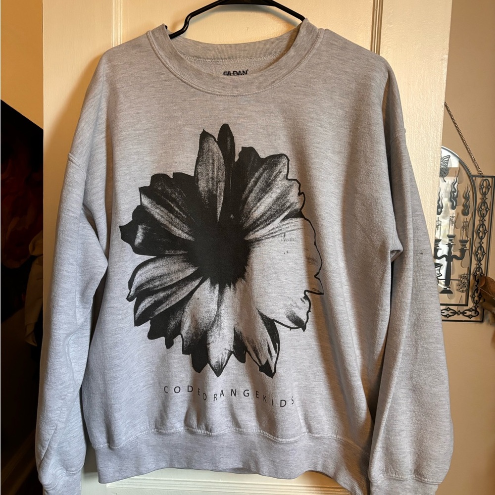 CODE ORANGE KIDS flower sweatshirt (SUPER RARE)